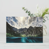 Mountain Landscape Painting Wenskaart (Staand voorkant)