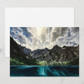 Mountain Landscape Painting Wenskaart (Voorkant / Achterkant)