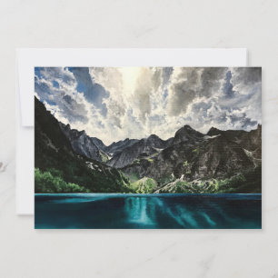 Mountain Landscape Painting Wenskaart
