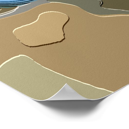 MOUNTAIN LANDSCAPE POSTER (Hoek)