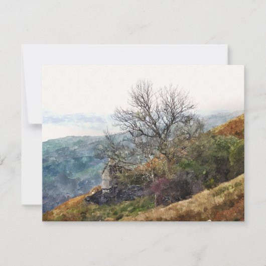 MOUNTAIN LANDSCAPE-uitnodiging (Voorkant)