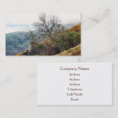 MOUNTAIN LANDSCAPE VISITEKAARTJE (Voorkant / Achterkant)