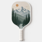 Mountain Landschap Pickleball Paddle (Voorkant)