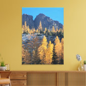 Mountain Larches Canvas Afdruk (Insitu (Woonkamer))