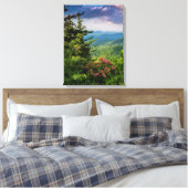 Mountain Laurel bij zonsopgang Canvas Afdruk (Insitu (Slaapkamer))