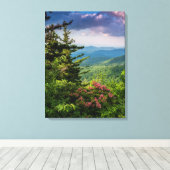 Mountain Laurel bij zonsopgang Canvas Afdruk (Insitu (Houten vloer))