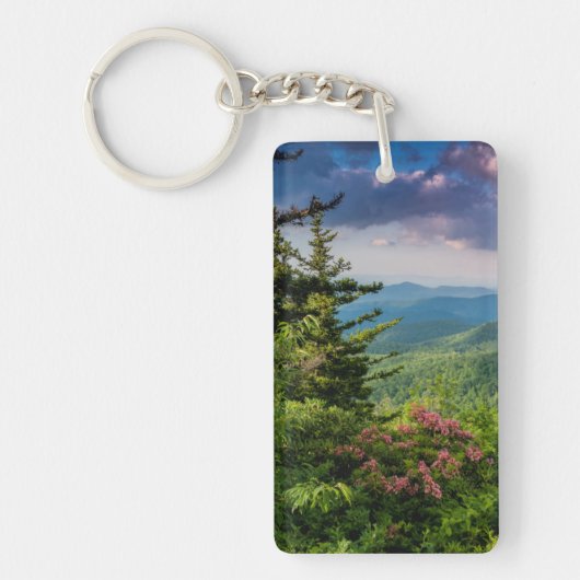 Mountain Laurel bij zonsopgang Sleutelhanger (Voorkant)