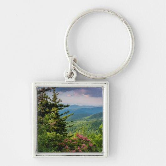 Mountain Laurel bij zonsopgang Sleutelhanger (Voorkant)