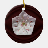 Mountain Laurel flower ~ sierent Keramisch Ornament (Voorkant)
