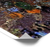 Mountain Laurel in Bloom, mooi schilderij Poster (Hoek)