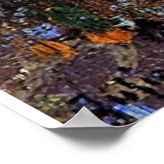 Mountain Laurel in Bloom, mooi schilderij Poster (Hoek)