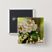 Mountain Laurel in bloom Vierkante Button 5,1 Cm (Voorkant /achterkant)