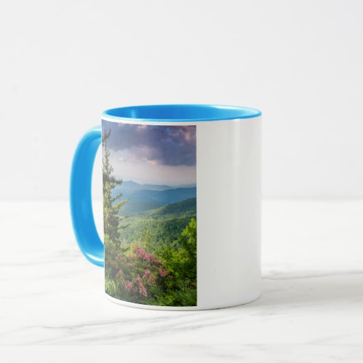 Mountain Laurel op Sunrise Mok (Voorkant links)