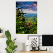 Mountain Laurel op Sunrise Poster (Thuiskantoor)