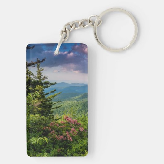 Mountain Laurel op Sunrise Sleutelhanger (achterkant)