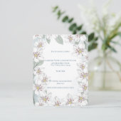 Mountain Laurel Wedding Details Kaart (Staand voorkant)