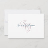 Mountain Laurel Wedding Response Kaart (Achterkant)