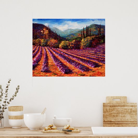 Mountain Lavender Home Poster (Keuken)