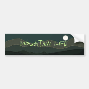 Mountain Life Bumpersticker