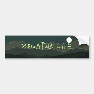 Mountain Life Bumpersticker