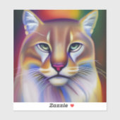Mountain Lion Art Sticker (Vel)
