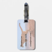 Mountain Lion Bagagelabel (Achterkant verticaal)