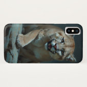 Mountain Lion bij een Rock Pool Case-Mate iPhone Case (Achterkant (horizontaal))