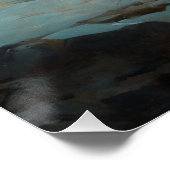 Mountain Lion bij een Rock Pool Perfect Poster (Hoek)