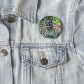 Mountain Lion Complaining Ronde Button 5,7 Cm (In situ)