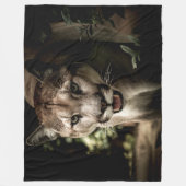 MOUNTAIN LION FLEECE DEKEN (Voorkant)