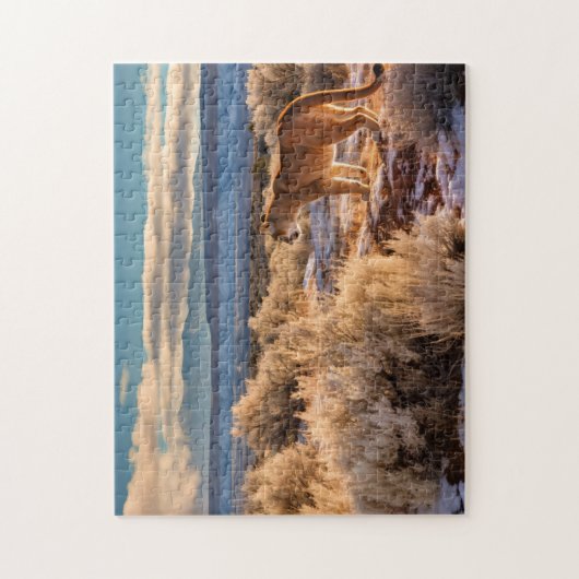 Mountain Lion Game Puzzle Legpuzzel (Verticaal)