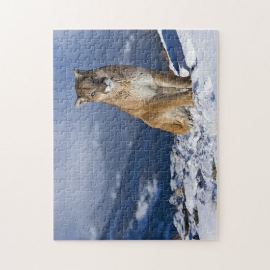 Mountain Lion Game Puzzle Legpuzzel (Verticaal)