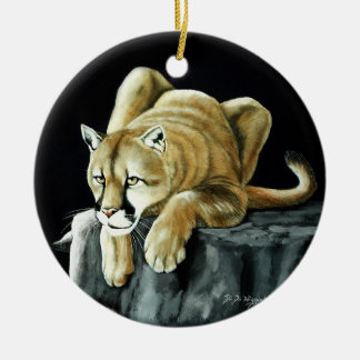 Mountain Lion Keramisch Ornament