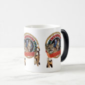 Mountain lion of Texas Magische Mok (Voorkant rechts)