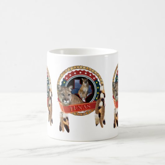 Mountain lion of Texas Magische Mok (Center)