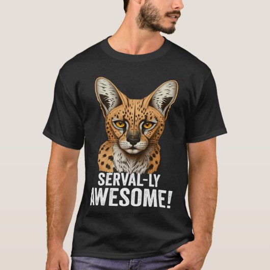 Mountain Lion Ohio Wild Cat Amiry Serval Cat T-shirt (Voorkant)