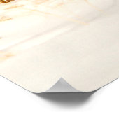 Mountain Lion op sneeuwheuvel Poster (Hoek)