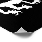 Mountain Lion Petroglyph _1 Poster (Hoek)