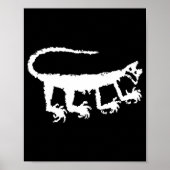 Mountain Lion Petroglyph _1  Poster (Voorkant)