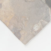 Mountain Lion Petroglyph Fleece Deken (Hoek)