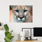 Mountain Lion Poster (Thuiskantoor)