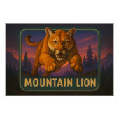 Mountain Lion Poster (Voorkant)