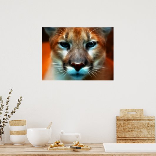 Mountain Lion Poster (Keuken)