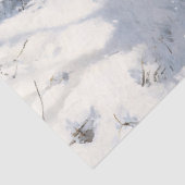 Mountain Lion Prowling in de sneeuw Decoupage Tissuepapier (Detail)