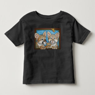 Mountain Lion Puma Cat Cubs Art T Shirt Cute