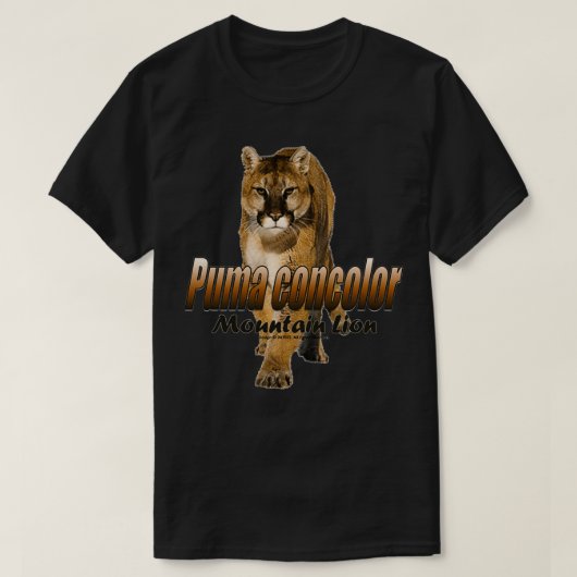 Mountain Lion Puma concolor T-shirt (Design voorkant)