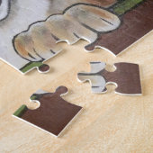 Mountain Lion Puma Cub Cute Jigzaag Puzzle Legpuzzel (Zijkant)