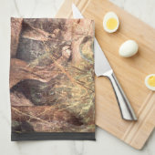 Mountain Lion, Puma of Cougar door CE Swan Theedoek (Quarter Fold)