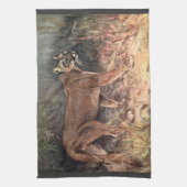 Mountain Lion, Puma of Cougar door CE Swan Theedoek (Verticaal)