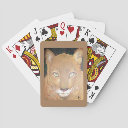 Mountain Lion speelkaarten (Achterkant)
